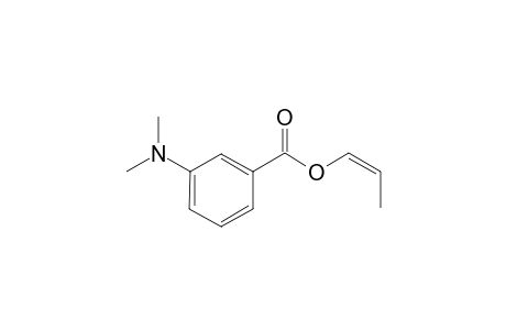 (Z)-prop-1-enyl 3-(dimethylamino)benzoate