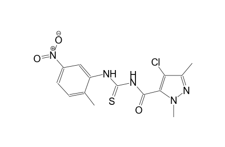 N-[(4-chloro-1,3-dimethyl-1H-pyrazol-5-yl)carbonyl]-N'-(2-methyl-5-nitrophenyl)thiourea