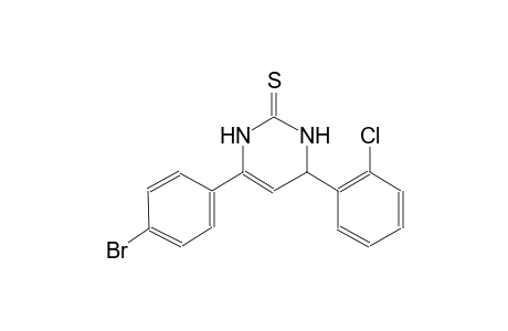 2(1H)-pyrimidinethione, 6-(4-bromophenyl)-4-(2-chlorophenyl)-3,4-dihydro-