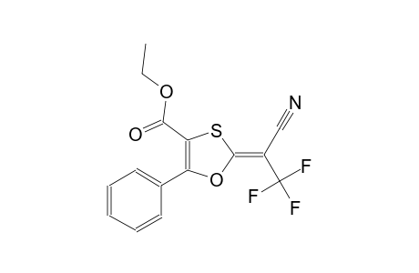 ethyl (2E)-2-(1-cyano-2,2,2-trifluoroethylidene)-5-phenyl-1,3-oxathiole-4-carboxylate