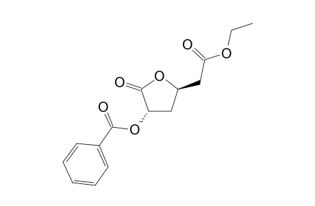 Benzoic acid (3S,5R)-5-ethoxycarbonylmethyl-2-oxo-tetrahydro-furan-3-yl ester