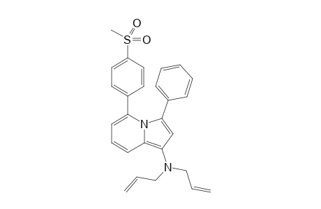 N,N-Diallyl-5-[4-(methylsulfonyl)phenyl]-3-phenylindolizin-1-amine