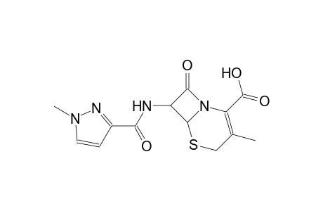 3-methyl-7-{[(1-methyl-1H-pyrazol-3-yl)carbonyl]amino}-8-oxo-5-thia-1-azabicyclo[4.2.0]oct-2-ene-2-carboxylic acid