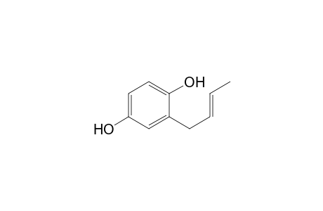 2-[(E)-but-2-enyl]benzene-1,4-diol