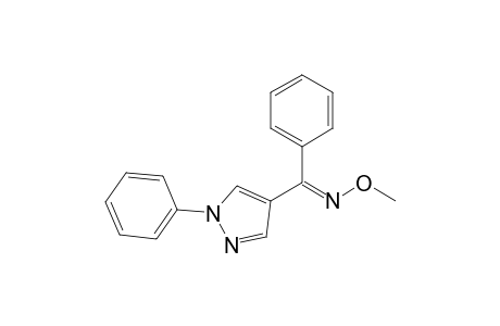 (E)-methoxy-[phenyl-(1-phenylpyrazol-4-yl)methylene]amine