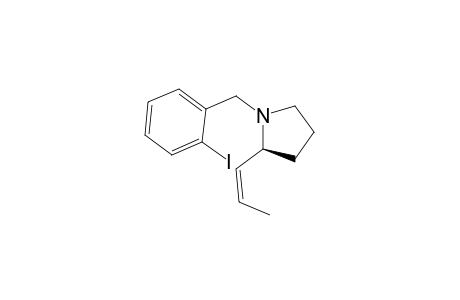 (S)-1-(2-Iodo-benzyl)-2-((Z)-propenyl)-pyrrolidine