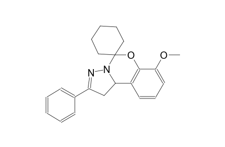 7-methoxy-2-phenyl-1,10b-dihydrospiro[benzo[e]pyrazolo[1,5-c][1,3]oxazine-5,1'-cyclohexane]