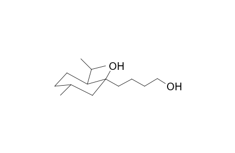 1-(4-hydroxybutyl)-2-isopropyl-5-methylcyclohexanol