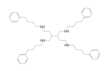 N,N'-bis(4"-Phenylbutyl)-3,4-bis[(4'-phenylbutyl)aminomethyl]-hexane-1,6-diamine