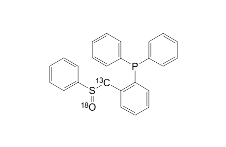 2-(DIPHENYLPHOSPHINO)-(13)C-BENZYL-PHENYL-SULFOXIDE-(18)O