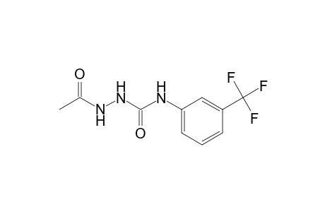 Acetic acid, 2-[[[3-(trifluoromethyl)phenyl]amino]carbonyl]hydrazide