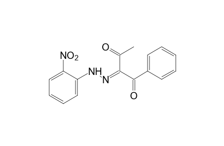 1-phenyl-1,2,3-butanetrione, 2-(o-nitrophenyl)hydrazone