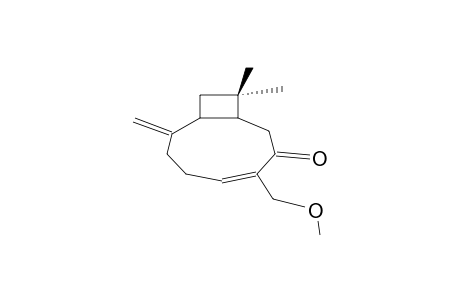 (1S,9R)-14-METHOXY-CARYOPHYLLA-2(15),5Z-DIEN-7-ONE