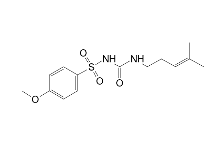 1-[(p-methoxyphenyl)sulfonyl]-3-(4-methyl-3-pentenyl)urea