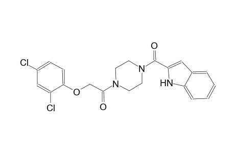 1H-indole, 2-[[4-[(2,4-dichlorophenoxy)acetyl]-1-piperazinyl]carbonyl]-