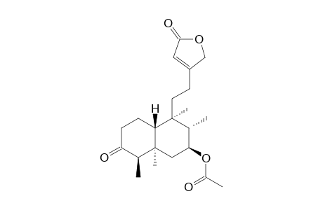 [(2S,3S,4R,4aR,8R,8aR)-3,4,8,8a-tetramethyl-7-oxo-4-[2-(5-oxo-2H-furan-3-yl)ethyl]decalin-2-yl] acetate