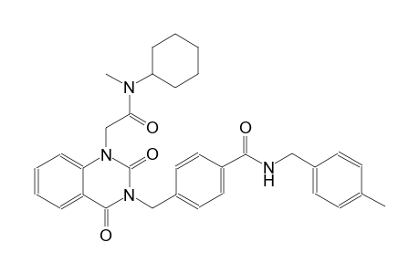 4-[(1-{2-[cyclohexyl(methyl)amino]-2-oxoethyl}-2,4-dioxo-1,4-dihydro-3(2H)-quinazolinyl)methyl]-N-(4-methylbenzyl)benzamide