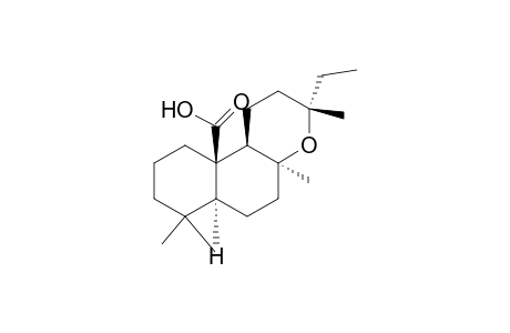 8.alpha.,13-Epoxylabdane-20-oic Acid