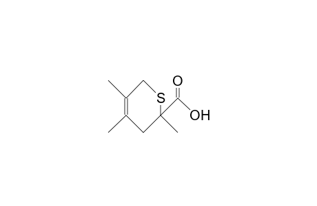 3,6-Dihydro-2,4,5-trimethyl-2H-thiine-2-carboxylic acid