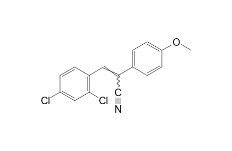 3-(2,4-dichlorophenyl)-2-(p-methoxyphenyl)acrylonitrile