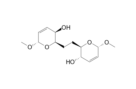 (2R,3R,6S)-2-{2-[(2'-R,3'S,6'S)-3'-hydroxy-6'-methoxy-2',3'-dihydro-2H-pyran-2'-yl]ethyl}-3-hydroxy-6-methoxy-3,6-dihydro-2H-pyran