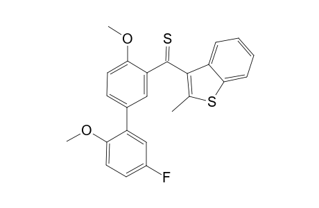 (5'-Fluoro-2',4-dimethoxybiphenyl-3-yl)(2-methyl-1-benzothiophen-3-yl)methanethione