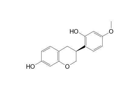 (3S)-7,2'-dihydroxy-4'-methoxyisoflavan