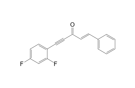 1-[2',4'-Difluorophenyl]-5-phenyl-3-oxo-4-penten-1-yne