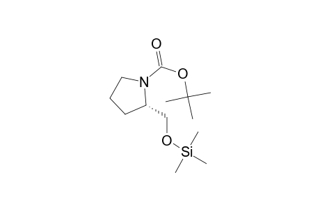 Tert-butyl (2S)-2-(hydroxymethyl)-1-pyrrolidinecarboxylate, tms derivative