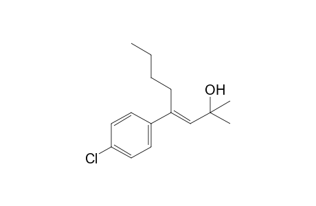 (E)-4-(4-chlorophenyl)-2-methyl-oct-3-en-2-ol