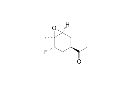 1-[(1S,3R,5S,6S)-5-fluoranyl-6-methyl-7-oxabicyclo[4.1.0]heptan-3-yl]ethanone