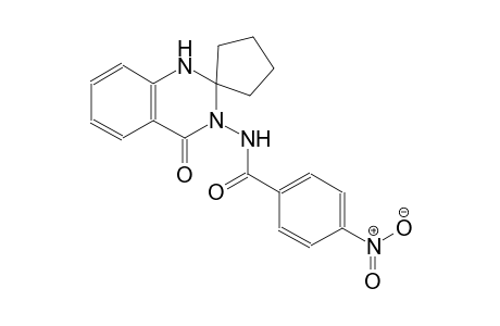 4-nitro-N-(4'-oxo-1'H-spiro[cyclopentane-1,2'-quinazolin]-3'(4'H)-yl)benzamide