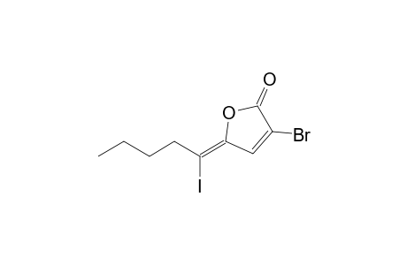 3-Bromo-5-[(E)-1'-iodopentylidene]-2(5H)-furanone