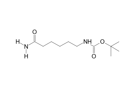 (5-carbamoylpentyl)carbamic acid, tert-butyl ester