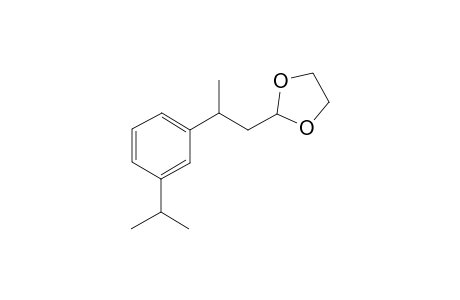 2-[2-(3-isopropylphenyl)propyl]-1,3-dioxolane