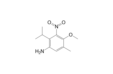 5-Amino-3-nitro-2-methoxy-p-cymene