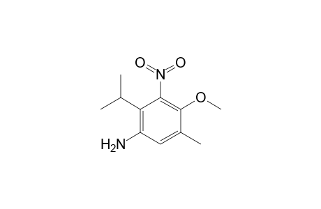 5-Amino-3-nitro-2-methoxy-p-cymene