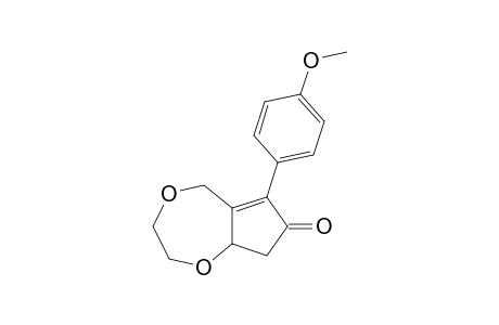6-(4-Methoxyphenyl)-2,3,8,8a-tetrahydrocyclopenta[e][1,4]dioxepin-7(5H)-one