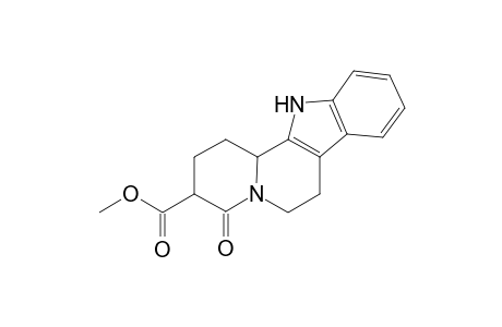 1,2,3,6,7,12,12b-heptahydro-3-methoxycarbonyl-3H-indolo[2,3-a]-quinolizin-4-one