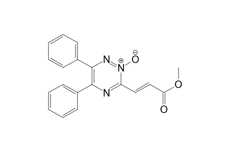 Methyl 3-(2'-oxido-5',6'-diphenyl-1'.2',4'-triazin-3'-yl) acrylate