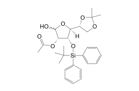 3-O-[(1',1'-Dimethylethyl)diphenylsilyl]-5,6-O-(1"-methyliethylidene)-D-talofuranose - 3-acetate
