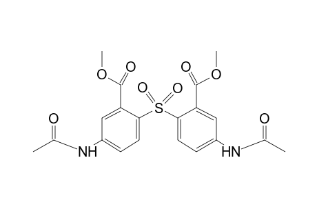 Bis[4-acetamido-2-carbomethoxyphenyl]sulfone