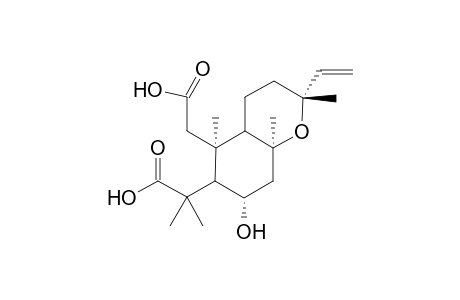 ent-6.alpha..-Hydroxy-2,3-seco-13-epi-manoyl oxide-2,3-dioic acid
