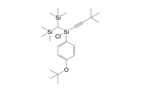 (((4-tert-butoxyphenyl)chloro(3,3-dimethylbut-1-ynyl)silyl)methylene)bis(trimethylsilane)