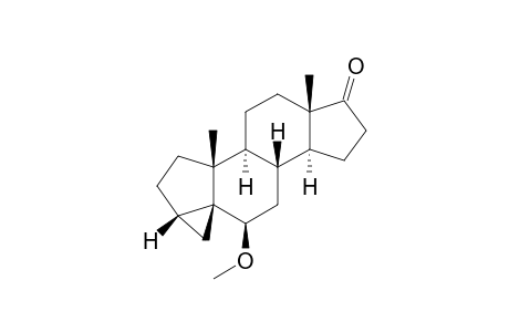 3,5-Cycloandrostan-17-one, 6-methoxy-, (3.beta.,5.alpha.,6.beta.)-