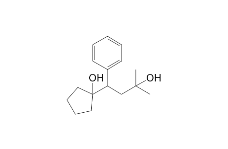 1-[(3-Hydroxy-3-methyl-1-phenyl)butyl]cyclopentanol
