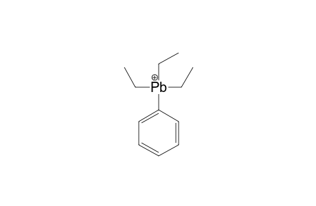 TRIETHYLPLUMBYLBENZENIUM-ION