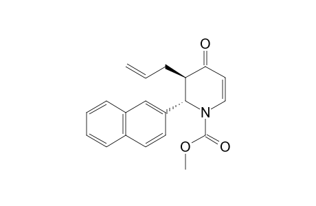 (2S,3R)-methyl 3-allyl-2-(naphthalen-2-yl)-4-oxo-3,4-dihydropyridine-1(2H)-carboxylate