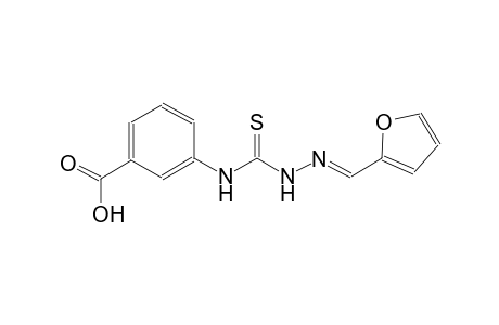 benzoic acid, 3-[[[(2E)-2-(2-furanylmethylene)hydrazino]carbonothioyl]amino]-