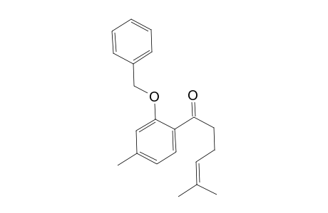 1-[2-(Benzyloxy)-4-methylphenyl]-5-methylhex-4-en-1-one